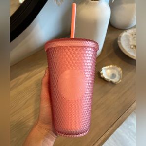 Starbucks Valentines Day 2022 Pink Studded Cup ✨NEVER USED - WITH TAG!!! ✨